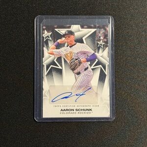 2025 Topps - Aaron Schunk RC Auto